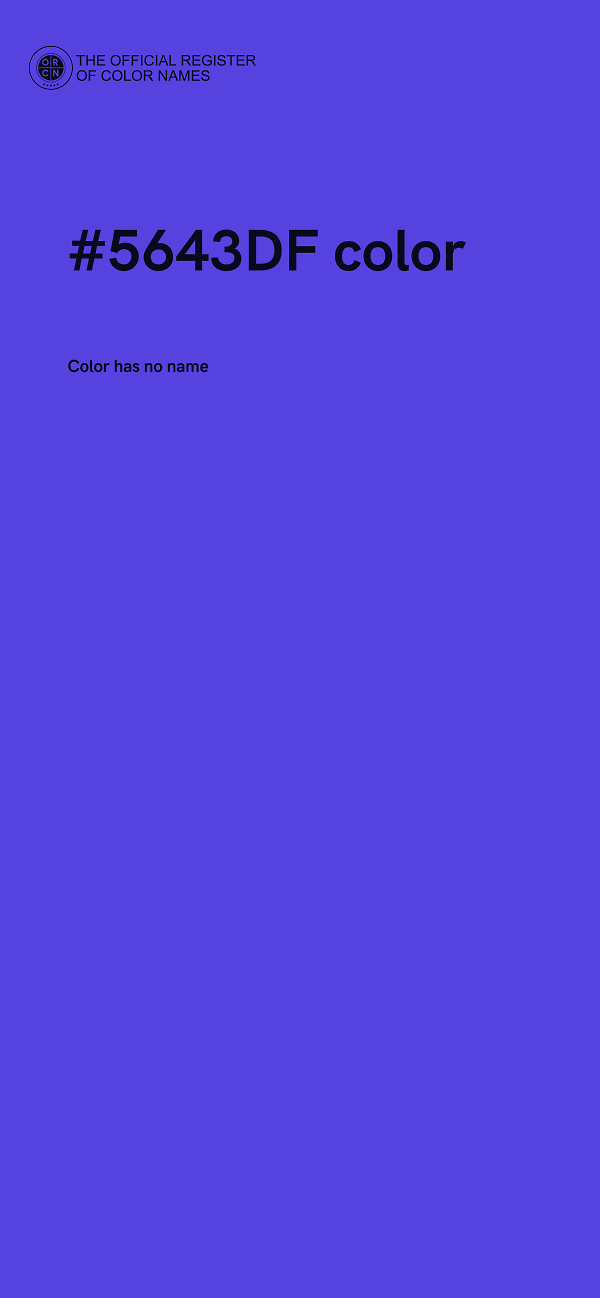 #5643DF color image