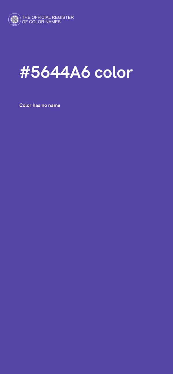 #5644A6 color image