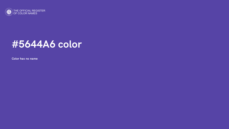 #5644A6 color image