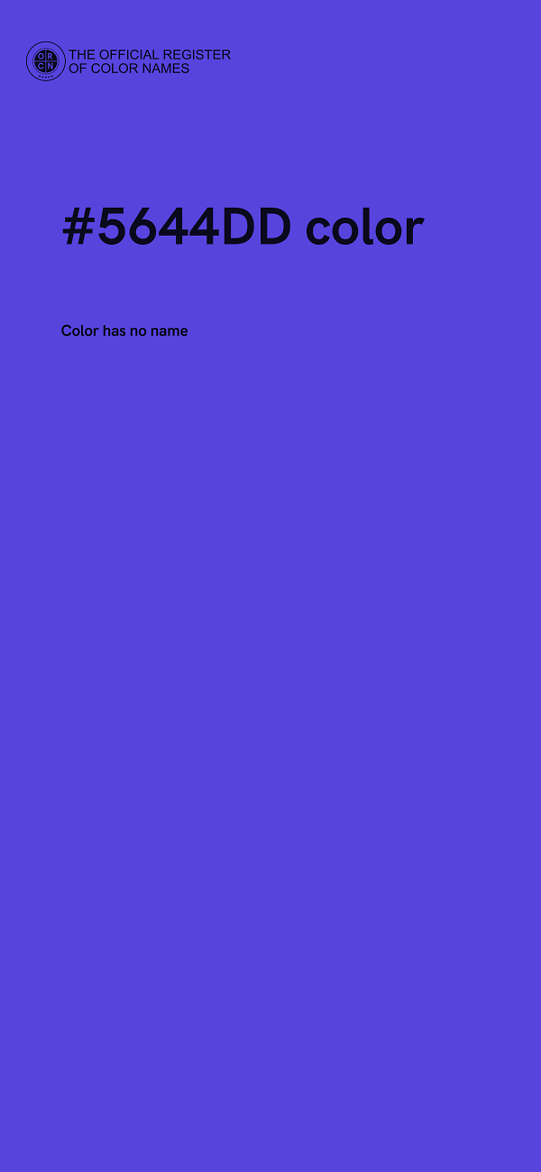 #5644DD color image