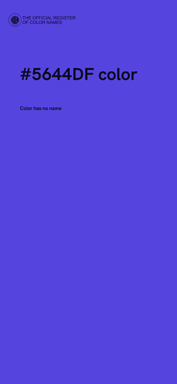 #5644DF color image