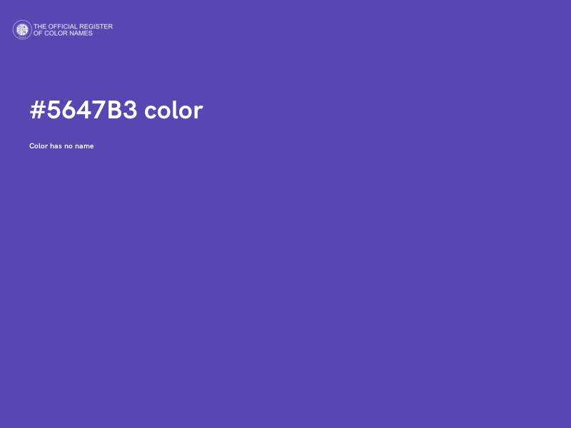 #5647B3 color image