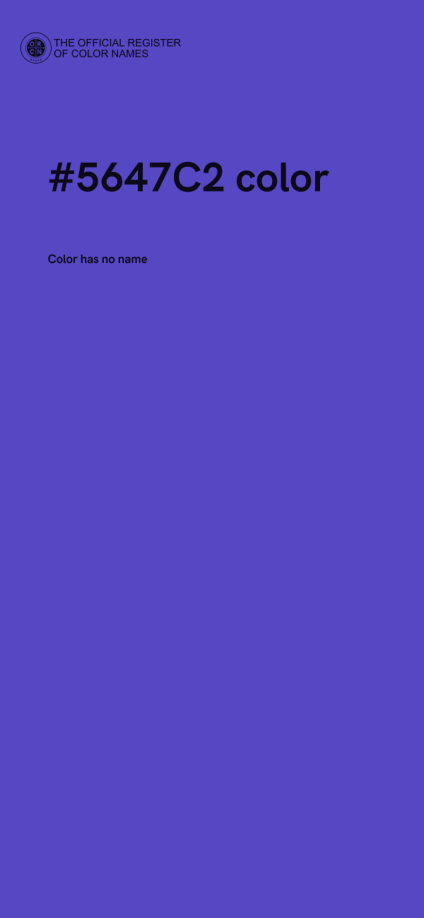 #5647C2 color image