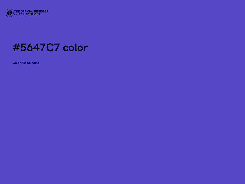 #5647C7 color image