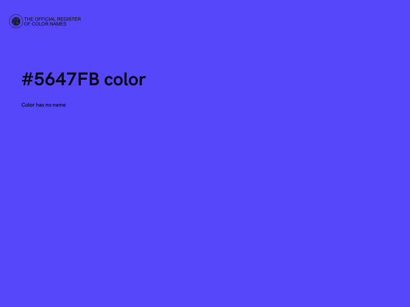 #5647FB color image