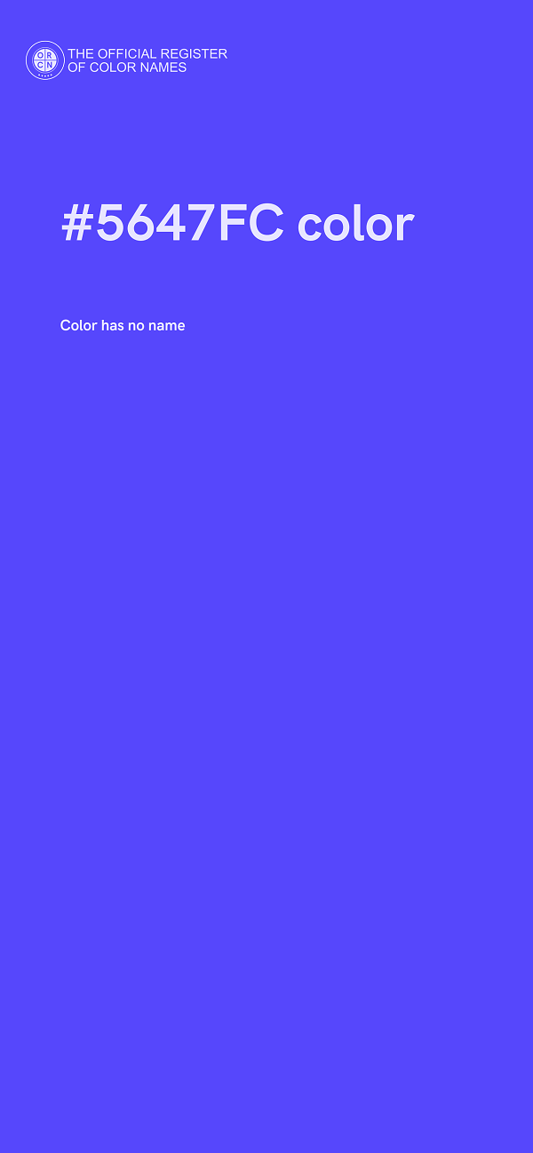#5647FC color image