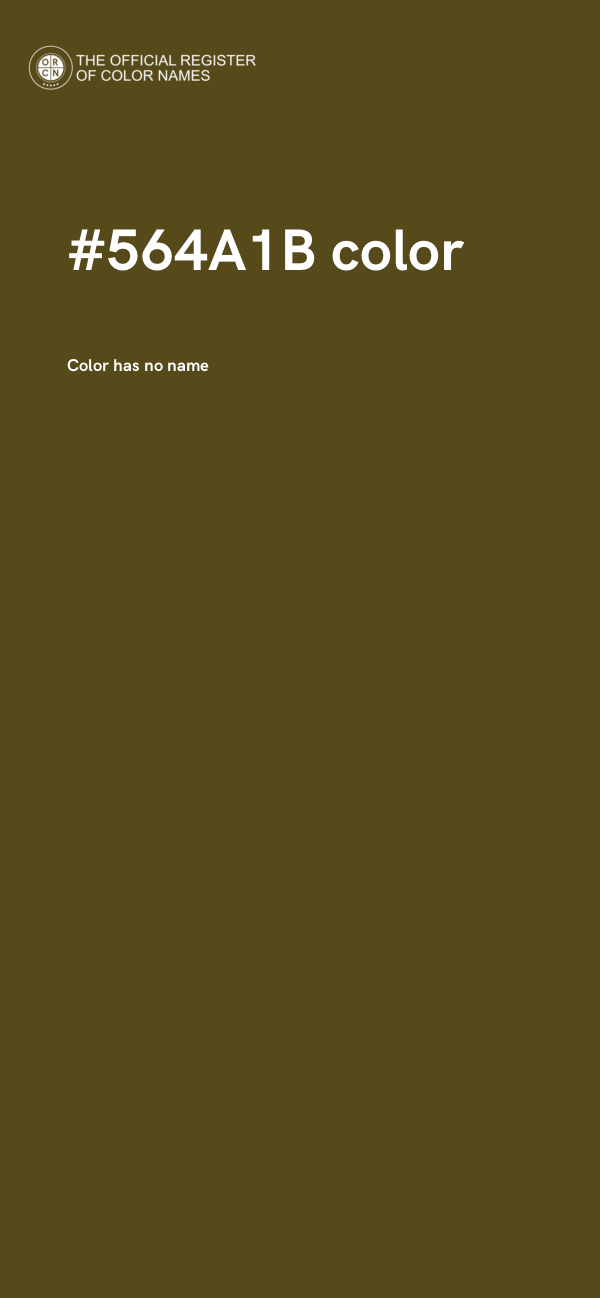 #564A1B color image