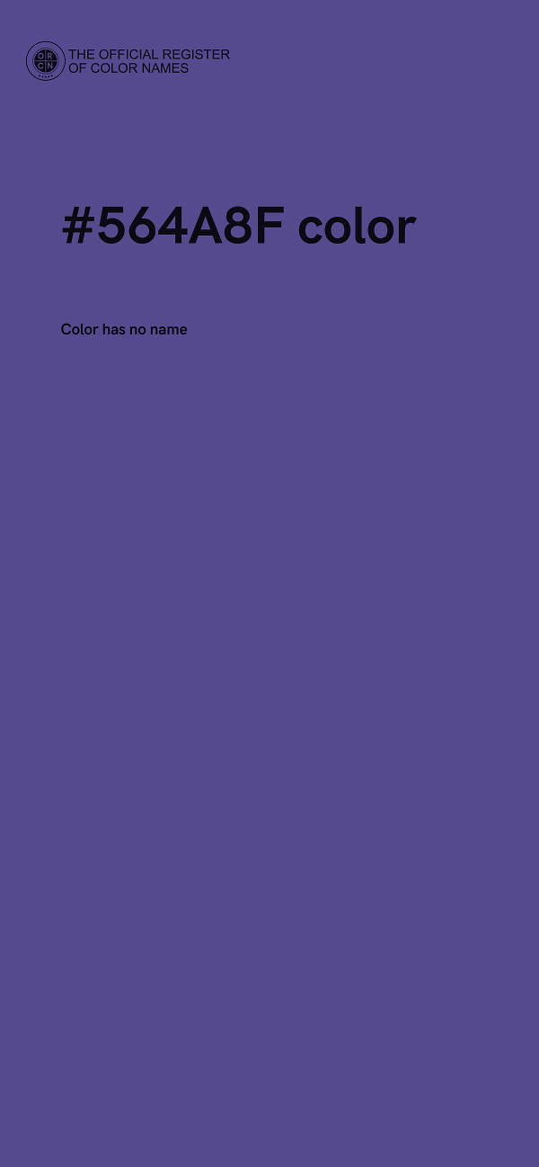 #564A8F color image
