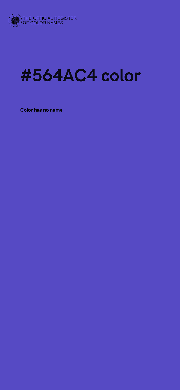 #564AC4 color image