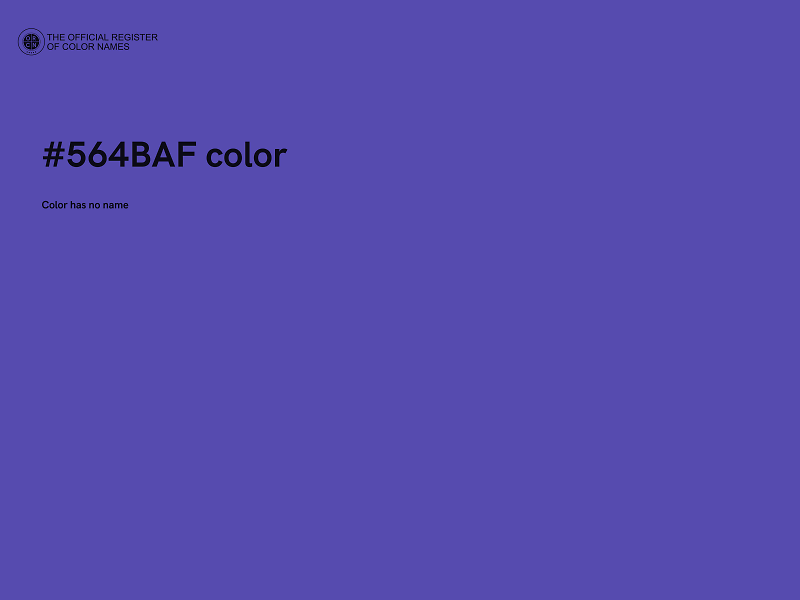 #564BAF color image