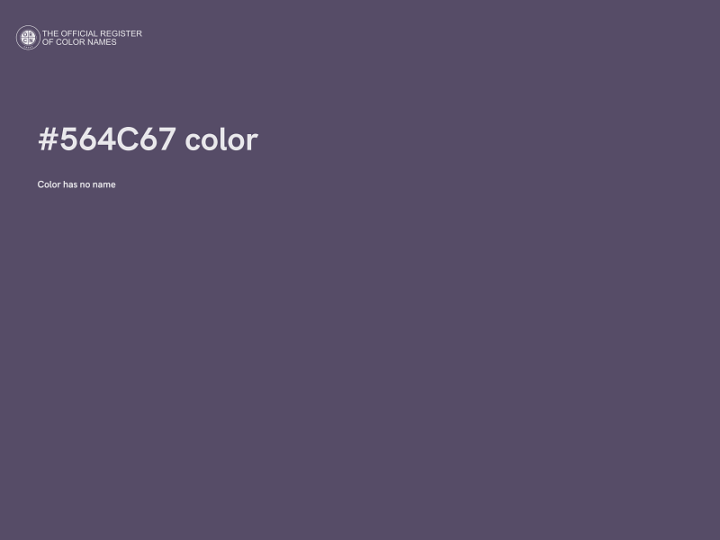 #564C67 color image