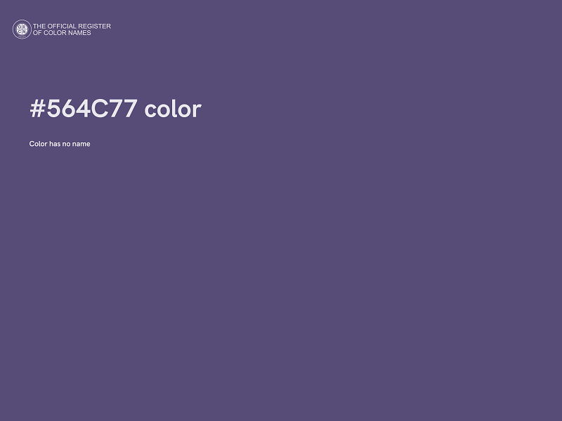 #564C77 color image