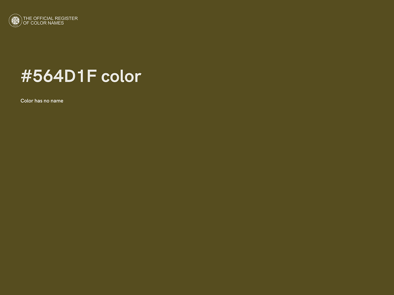 #564D1F color image