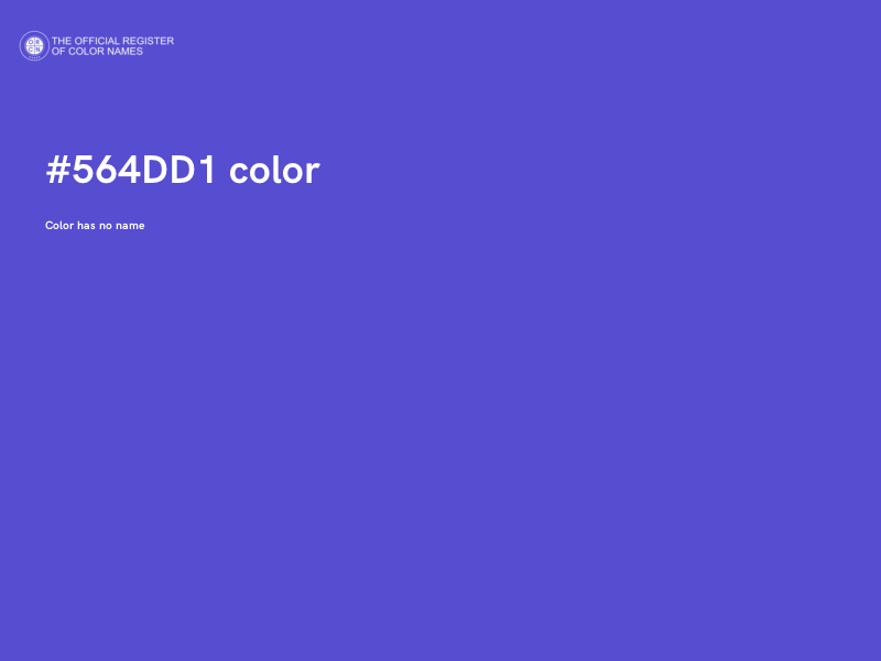 #564DD1 color image