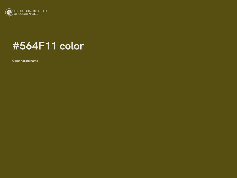 #564F11 color image
