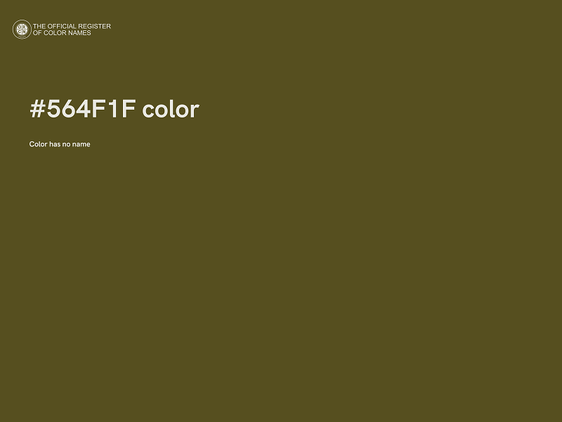 #564F1F color image
