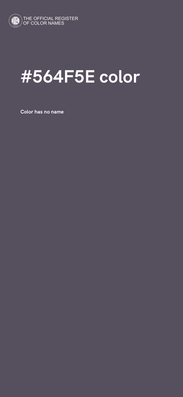 #564F5E color image