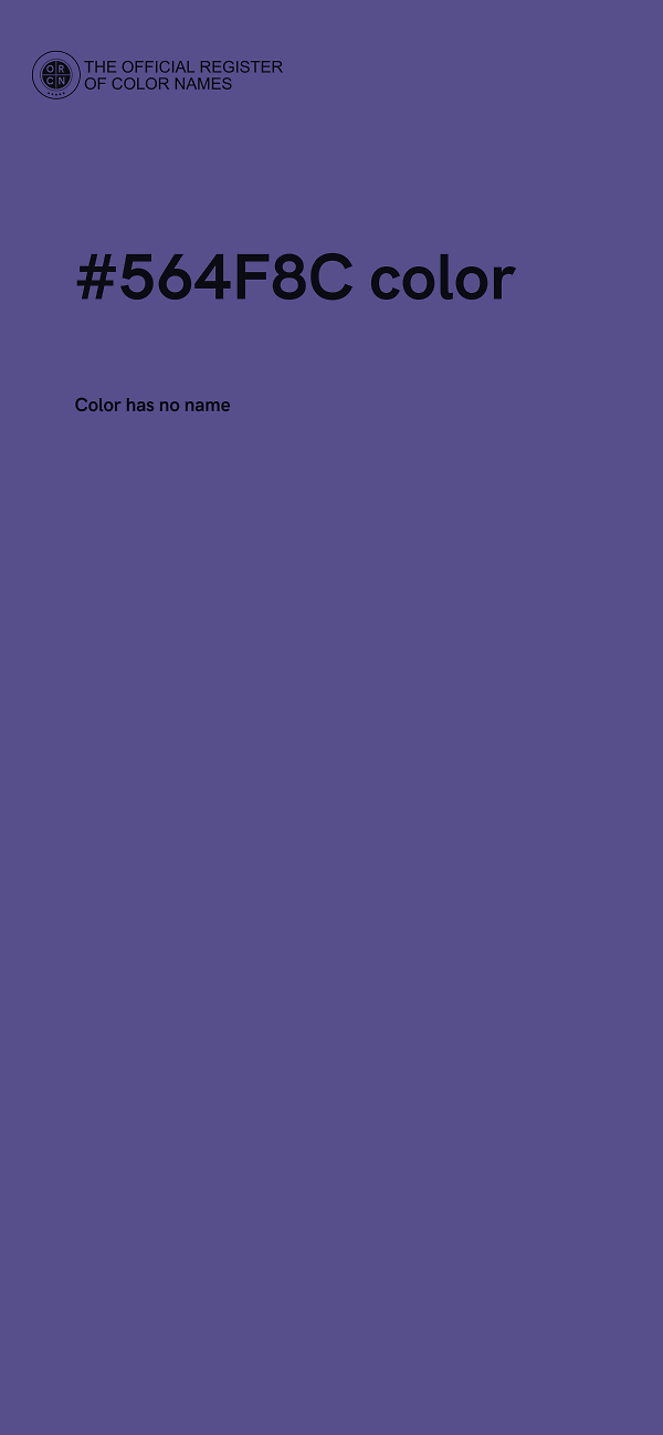 #564F8C color image
