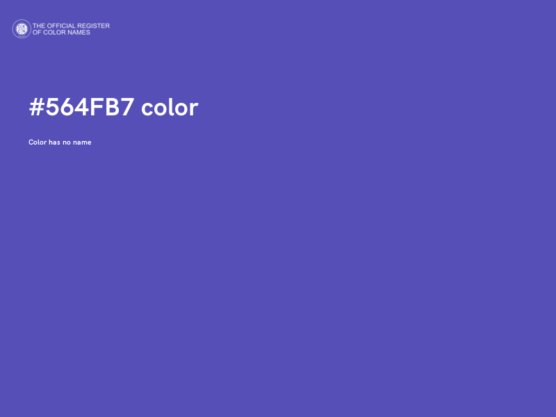 #564FB7 color image
