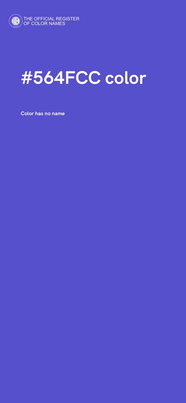 #564FCC color image