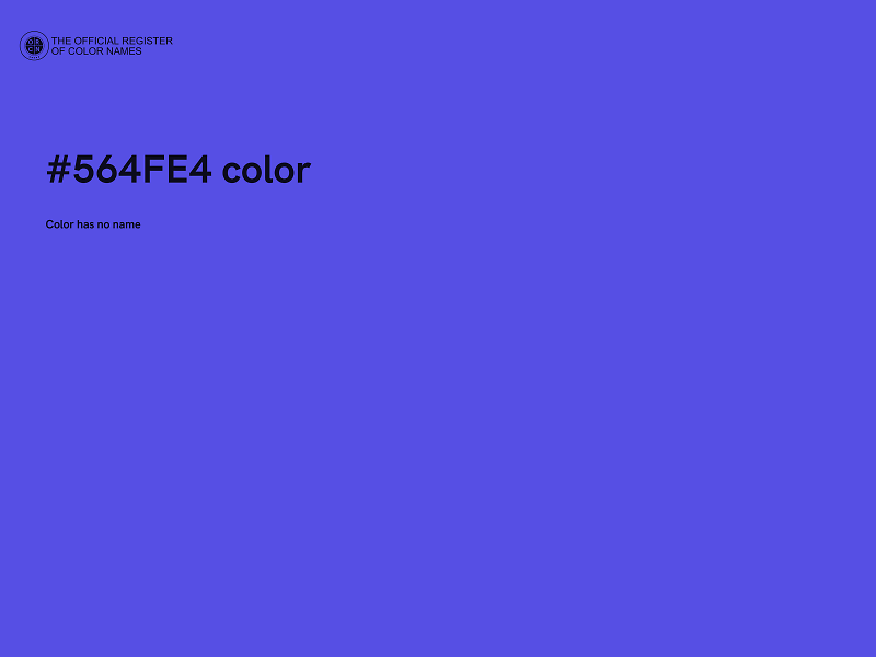 #564FE4 color image