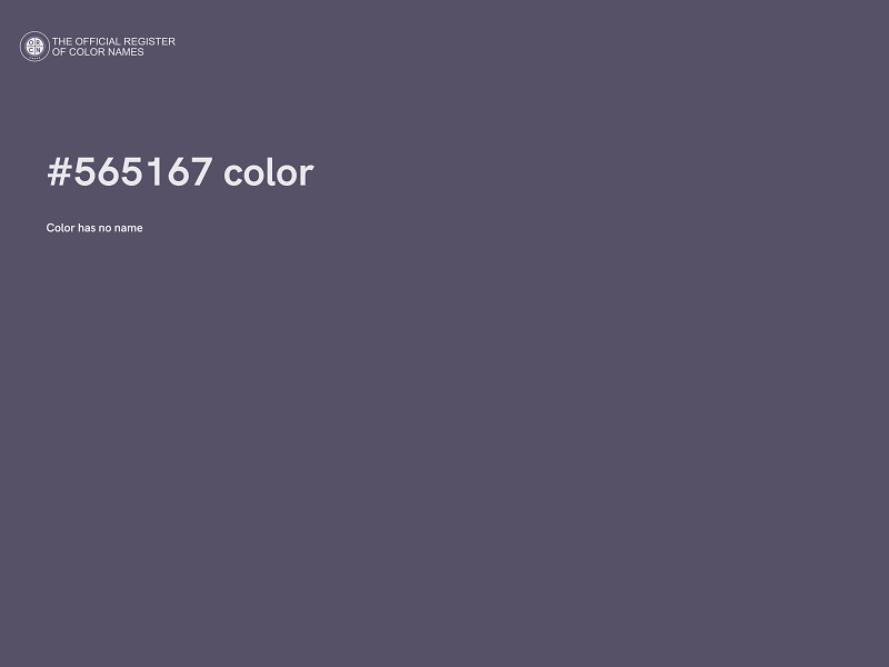 #565167 color image