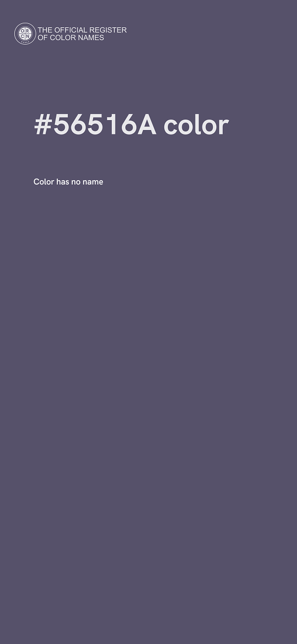 #56516A color image