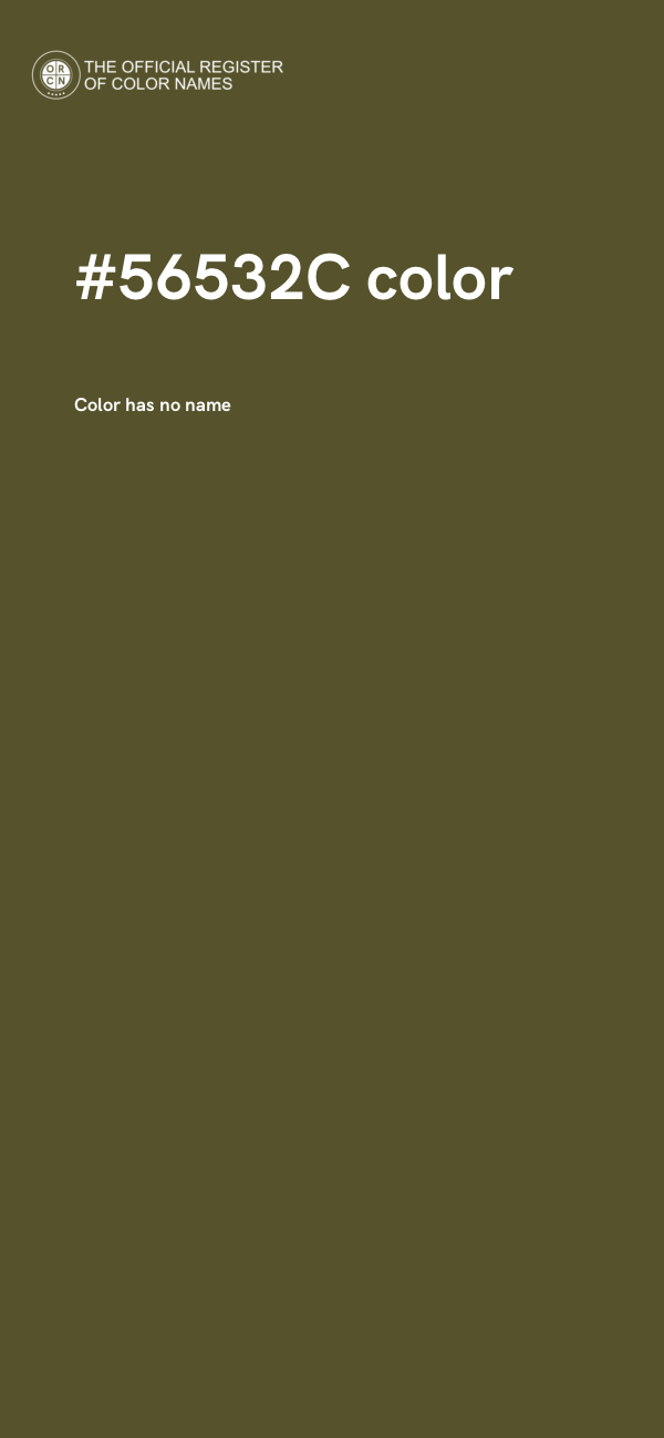 #56532C color image