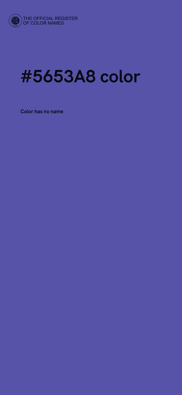 #5653A8 color image