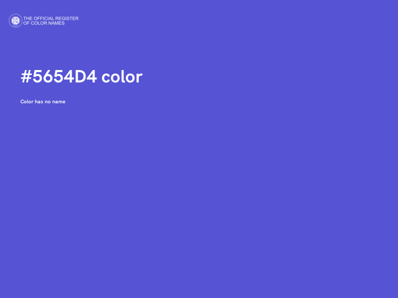 #5654D4 color image