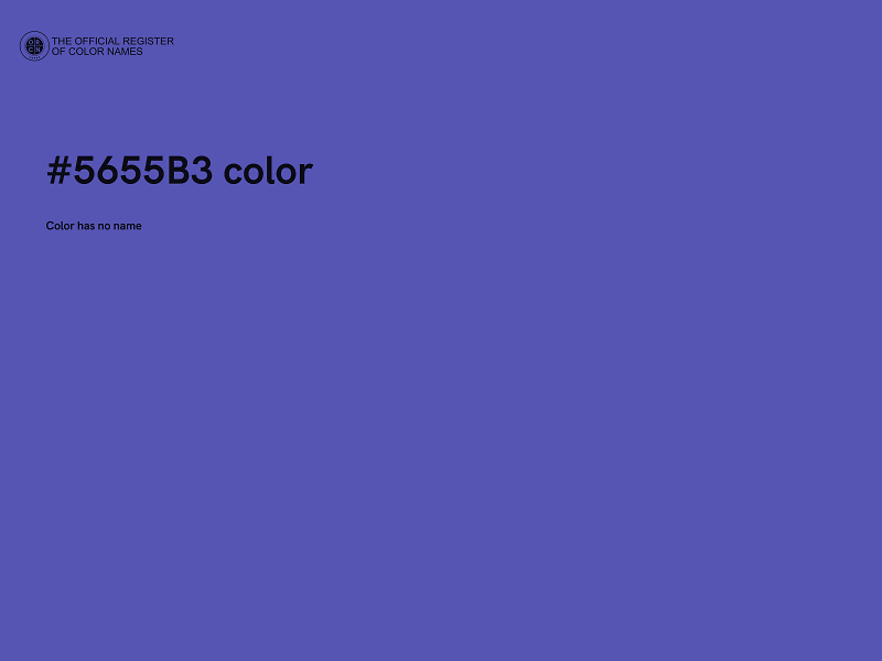 #5655B3 color image