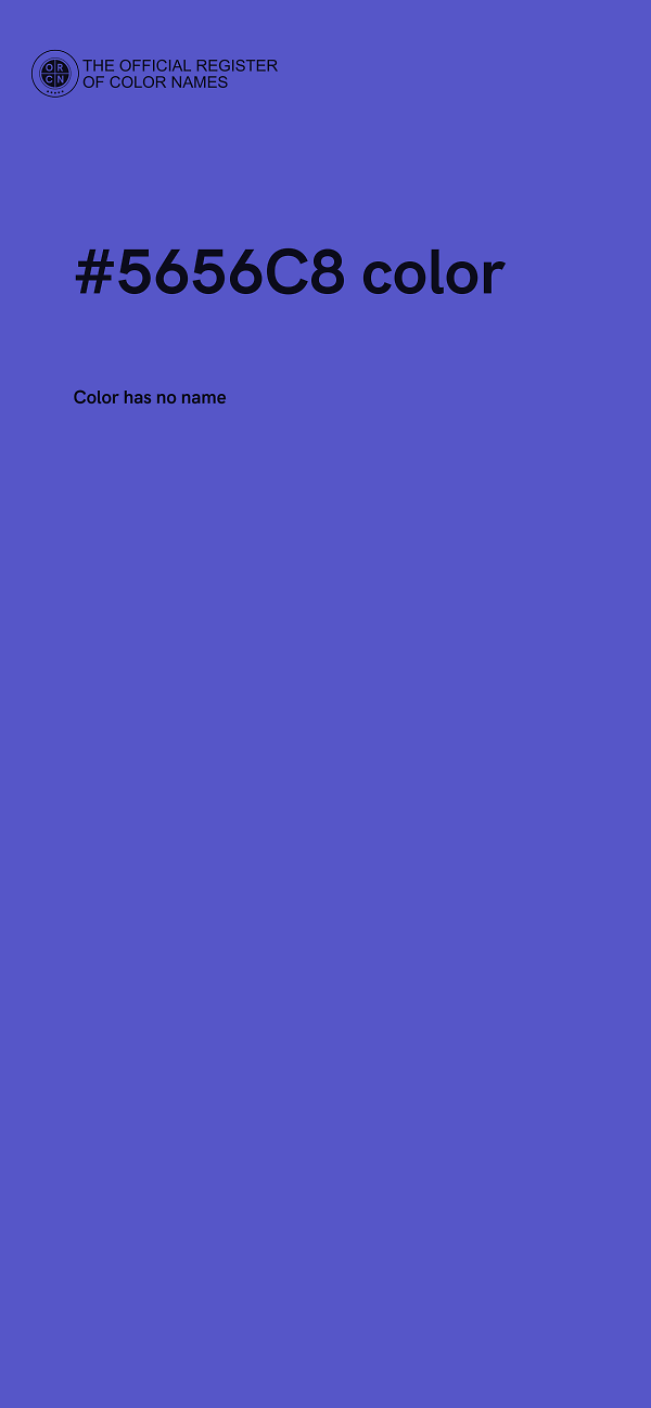 #5656C8 color image