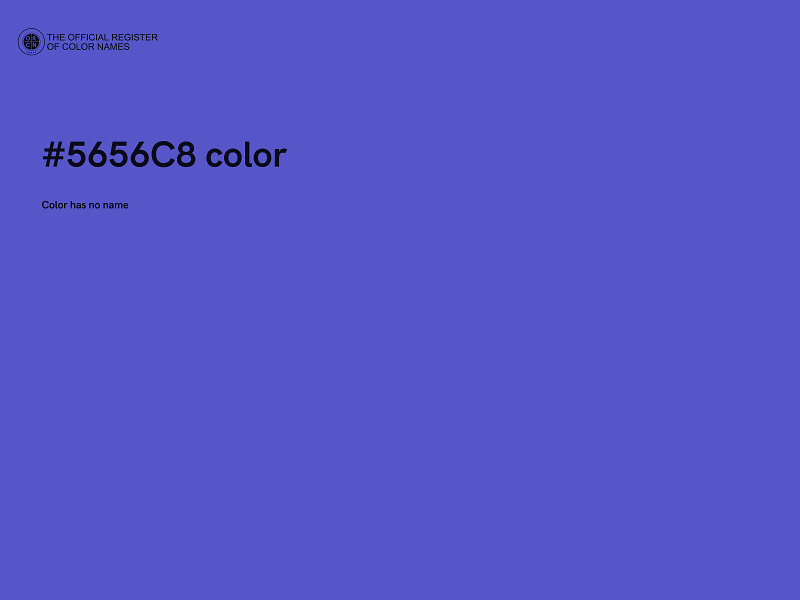 #5656C8 color image
