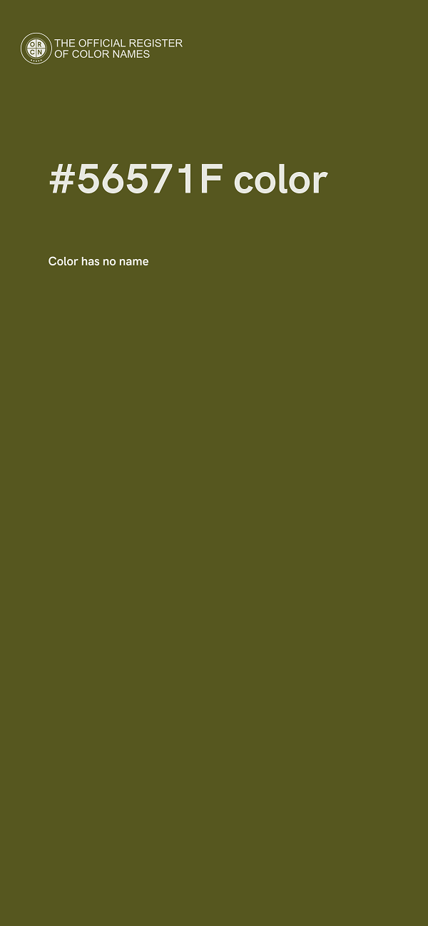#56571F color image