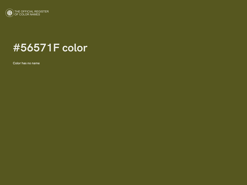 #56571F color image