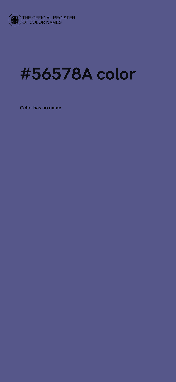 #56578A color image