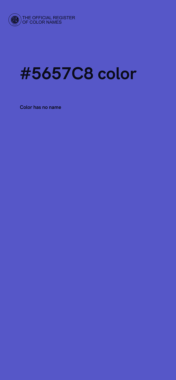 #5657C8 color image