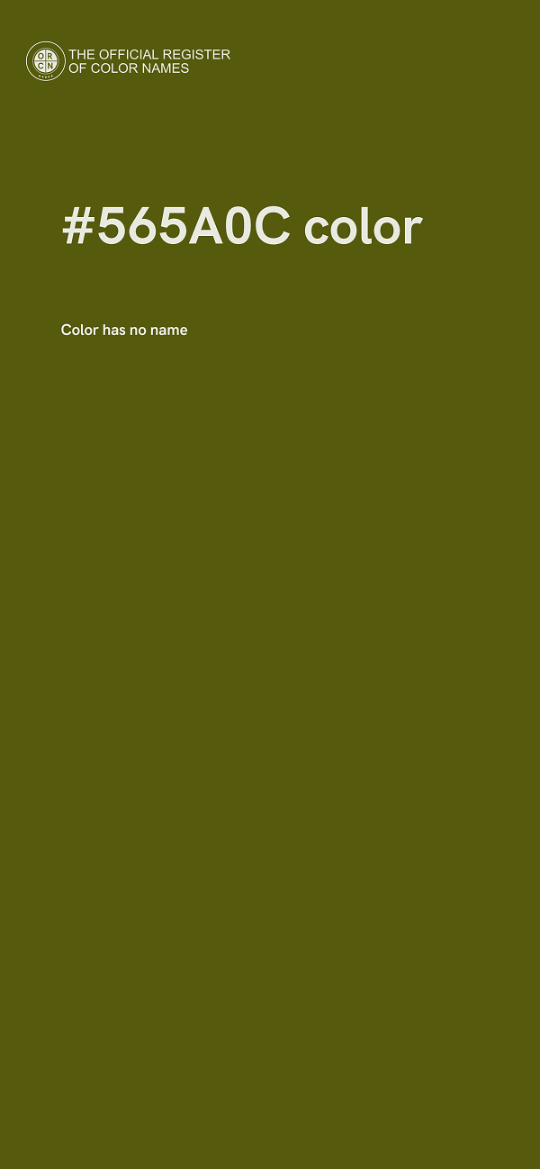 #565A0C color image