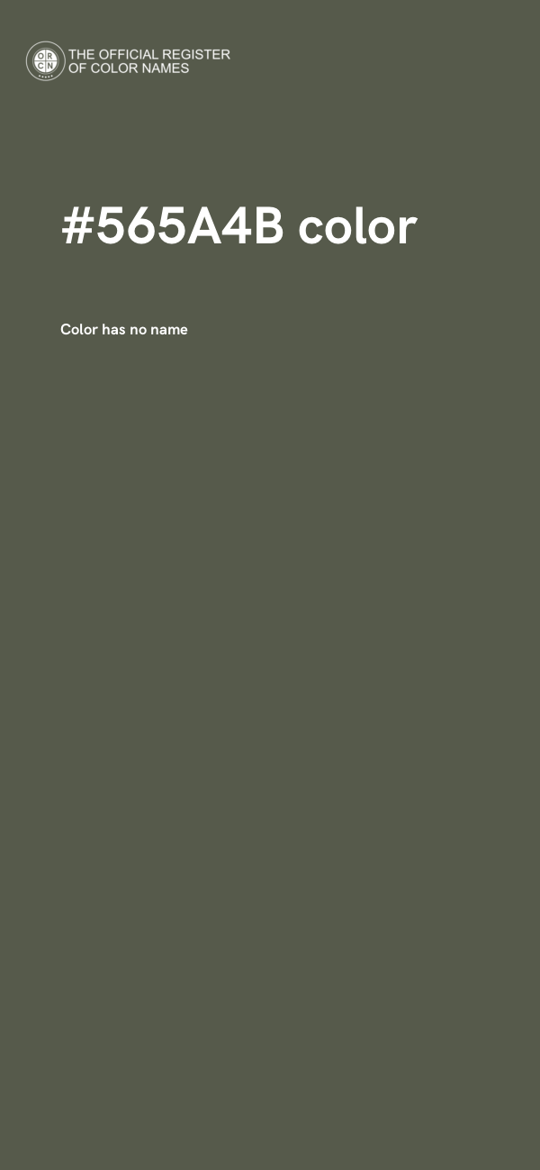 #565A4B color image