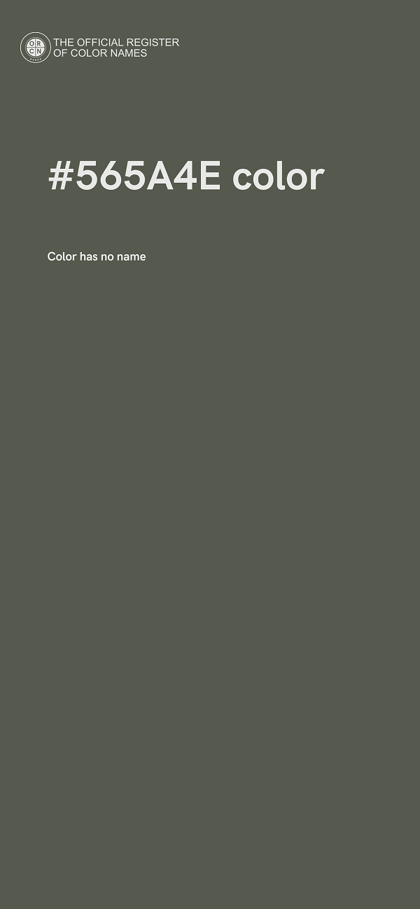 #565A4E color image