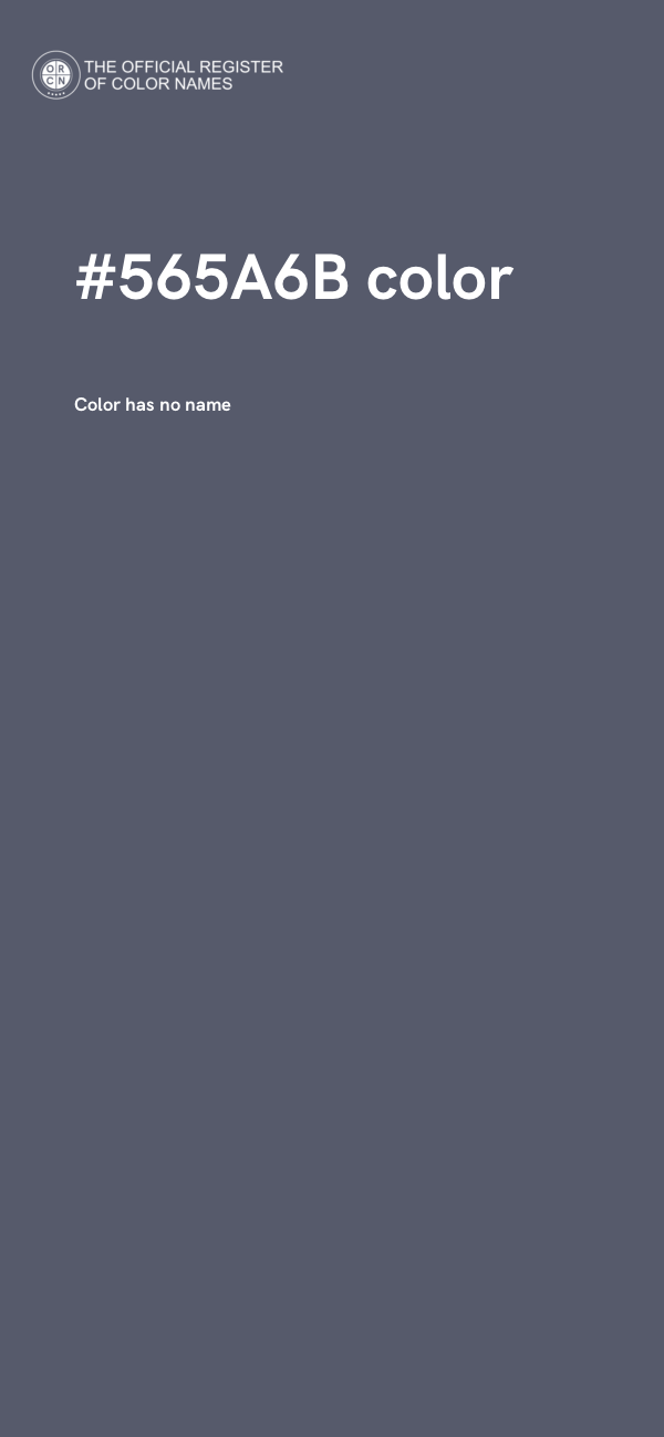 #565A6B color image