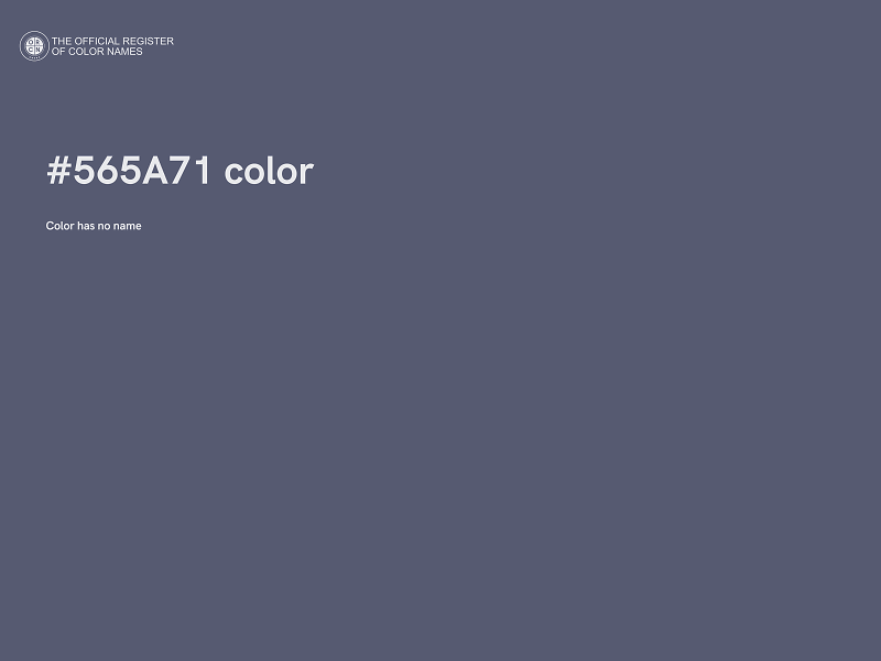 #565A71 color image