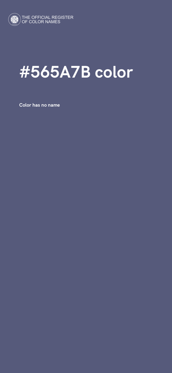 #565A7B color image