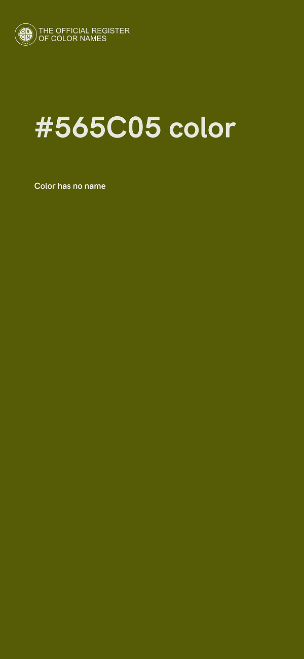 #565C05 color image