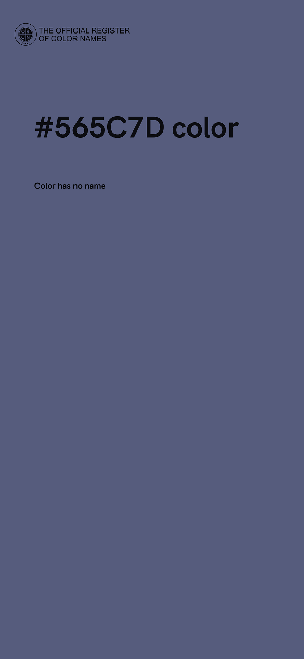 #565C7D color image