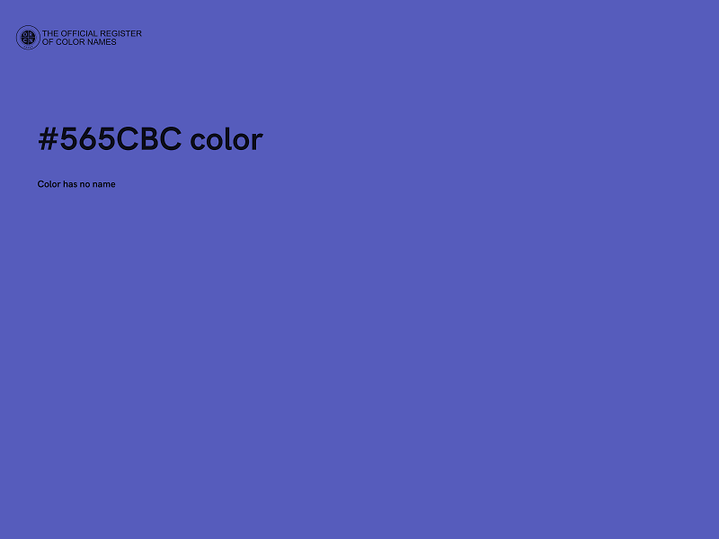 #565CBC color image