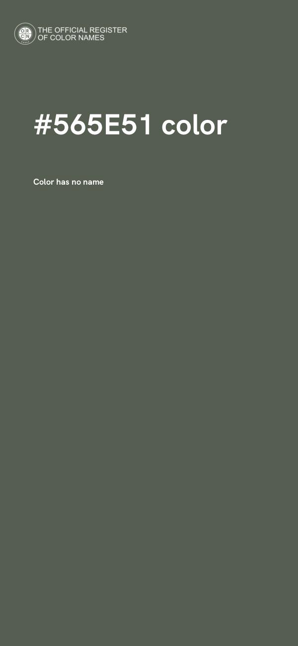#565E51 color image