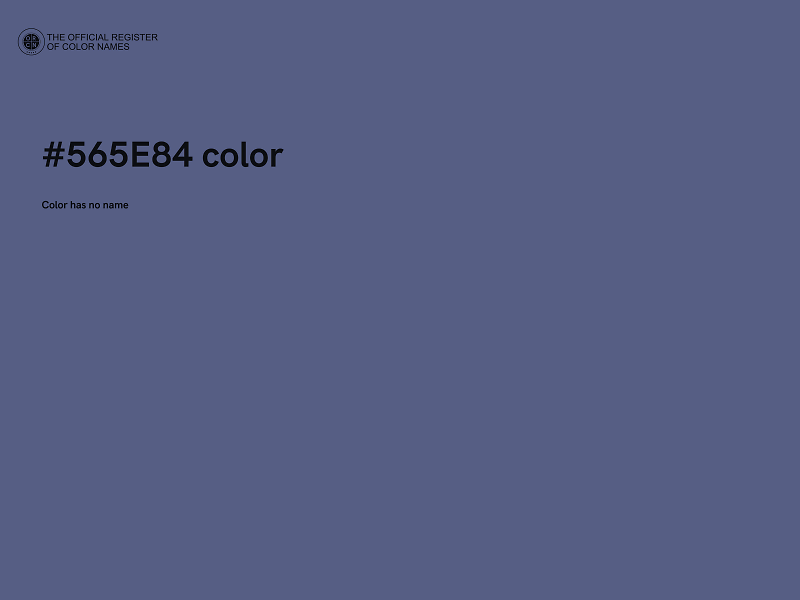 #565E84 color image
