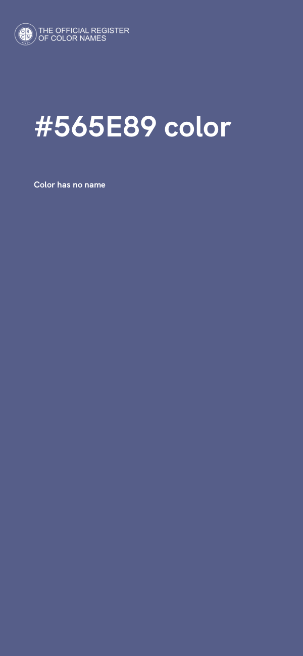 #565E89 color image
