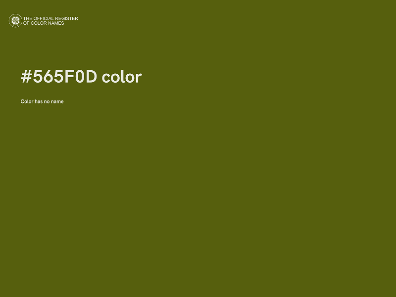 #565F0D color image